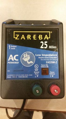 Zareba 25-Mile AC Powered Electric Fence Controller,   Model #115V1J-6