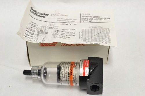 NEW SCHRADER BELLOWS 058421020 150PSI 1/4 IN PNEUMATIC FILTER LUBRICATOR B269861