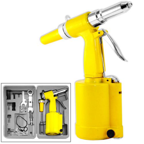 3/16&#034; pneumatic air riveter pop rivet gun set 3/16&#034; 5/32&#034; 1/8&#034; 3/32&#034; nose for sale