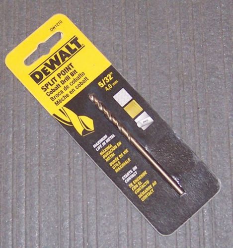 DEWALT DW1210 5/32&#034; Cobalt Pilot Point Twist Drill Bit