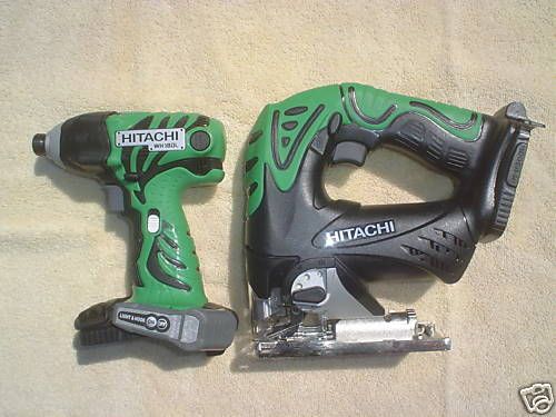 NEW HITACHI 18V WH18DL CORDLESS IMPACT DRIVER, CJ18DL JIG SAW 18 VOLT JIGSAW