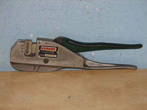 Burndy MR8 EC1 Hand Ratchet Crimping Tool Crimper