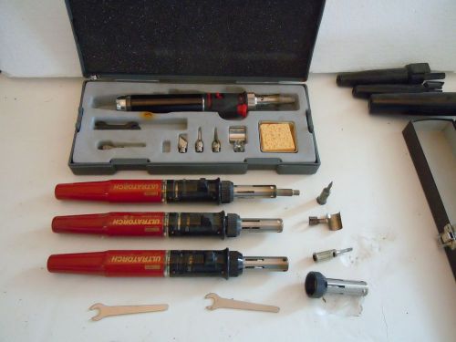 3 Master Appliance Ultratorch UT-100Si  &amp; 1 Blazer Si-100 soldering iron torches