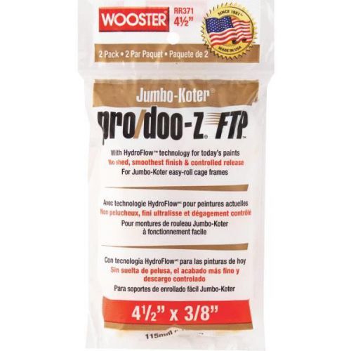 Pro/Doo-Z FTP Woven Fabric Roller Cover 2 Pack-4-1/2X3/8 FTP ROLLER CVR