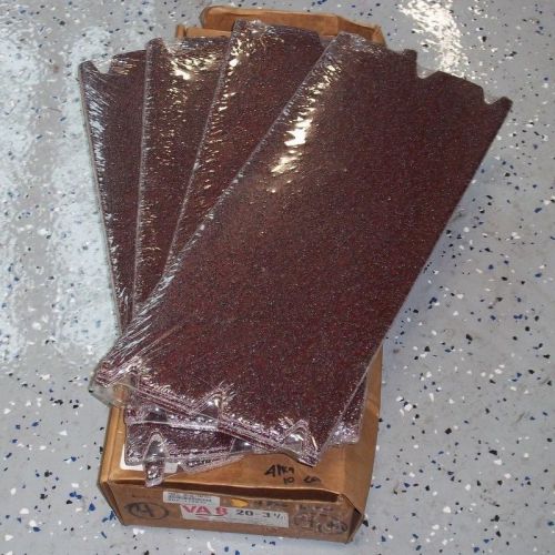 VIRGINIA ABRASIVES CORP 8&#034; X 19-1/2&#034; 4 PK (10EA) FLOOR SANDING SHEETS, VA8 *NEW*