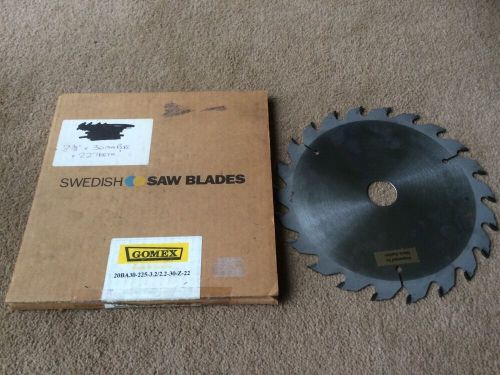 Gomex Saw Blade 8 3/4&#034; X 30 Mm Bore X 22 Teeth New Saws