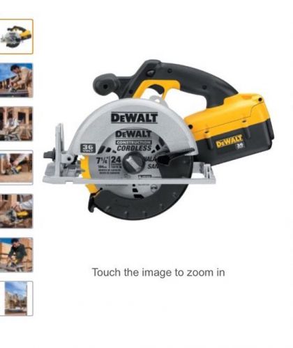 DeWalt DC300K Heavy Duty 36V Cordless 7-1/4&#034; Circular Saw Kit, Tracking #&#039; *NEW*