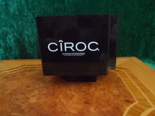 CIROC Vodka NAPKIN STRAW Barware Condiment Caddy Retail Bar