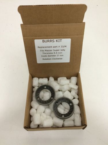BURRS FOR MAZZER SUPER JOLLY 33/M NEW(AFTERMARKET)-FLAT RATE SHIPPING COST $7.99