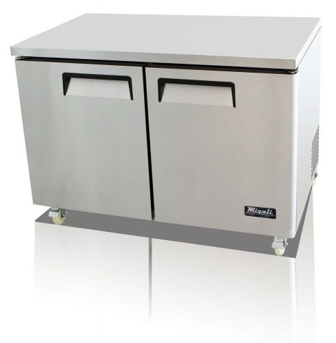 MIGALI 2 DOOR 60&#034; UNDER COUNTER FREEZER - C-U60F !! FREE SHIPPING !!!