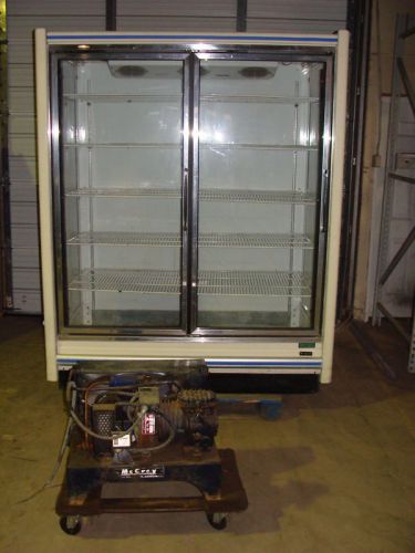 ZERO ZONE 2 DOOR REFRIGERATOR DISPLAY CASE