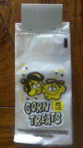 Gold Medal &#034;Corn Treat&#034; Plastic Popcorn Bags, 900 6&#034; x 16&#034; plus 500 6 x 12.5&#034;