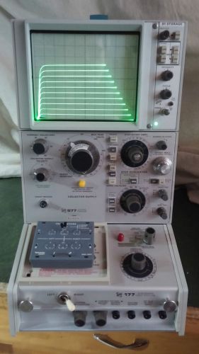 Tektronix 577 D1 Curve Tracer w/Manual &amp; 177 Test Fixture-Excellent Condition!