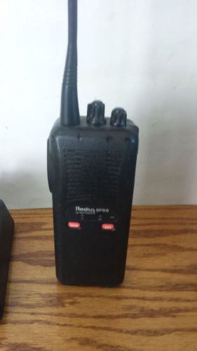 MOTOROLA RADIUS SP50 2 CHANNEL VHF RADIO W/SLOW CHARGER