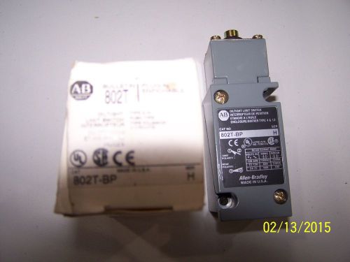 ALLEN BRADLEY OILTIGHT LIMIT SWITCH CAT#802T-BP, SER.H