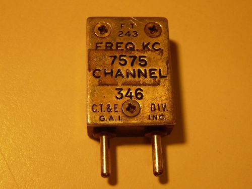 Vintage 243 FREQ.KC CRYSTALCHANNEL C.B.