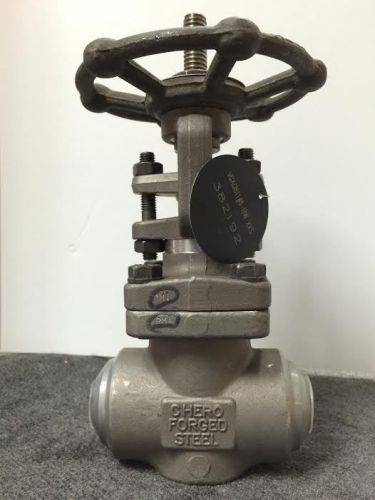 1-1/2&#034; Douglas Chero Globe Valve 800# - Bolted Bonnet - Butt Weld- F9 Body