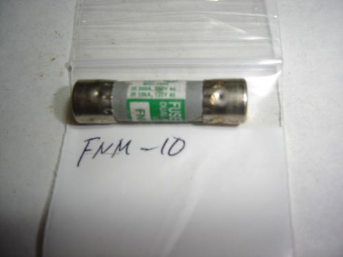 COOPER BUSSMANN FNM-10 TRON TIME-DELAY 10A AMPS 500VAC BUSS FUSE