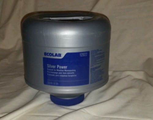 Ecolab Solid Silver Power presoak for machine warewashing NIB 8 lb 12922