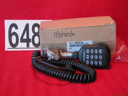 NEW ~ MOTOROLA BACKLIT KEYPAD MICROPHONE MIC for MCS2000 ~ NMN6210D ~ #648