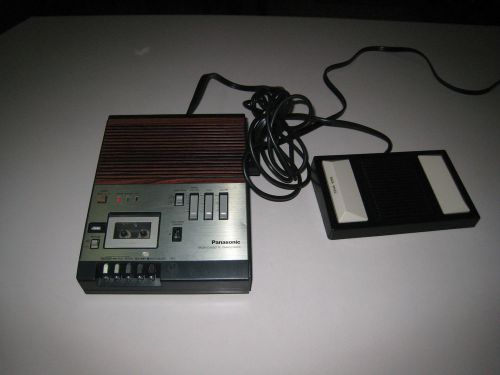 PANASONIC RR-900D MICRO-CASSETTE TRANSCRIBER W/ RP-2691 FOOT PEDAL