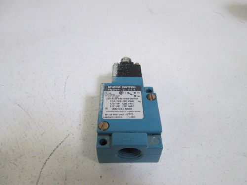 MICRO SWITCH ENCLOSED PRECISION SWITCH LZD1 *USED*