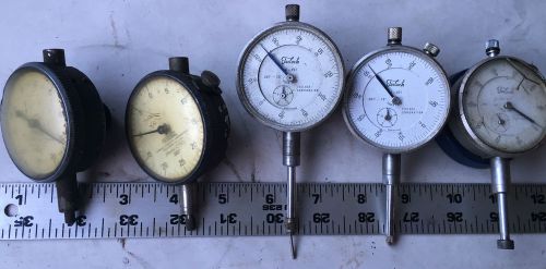 LOT 5 MACHINIST LATHE DIAL INDICATOR GAGE(S) 3 TECLOCK AI-921 FEDERAL C71 &amp; C70