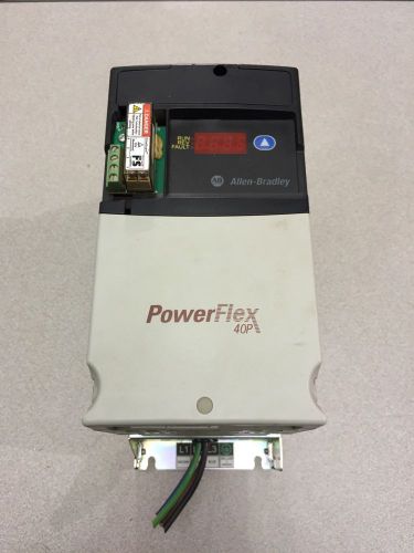 USED ALLEN-BRADLEY POWERFLEX 40P 22D-D2P3N104 WITH 22-RF012-BL LINE FILTER