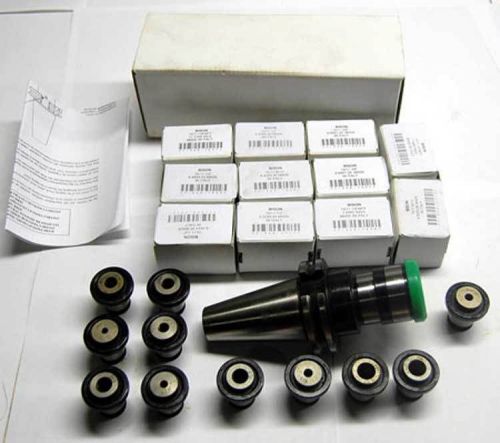 12 Pcs. Bison CAT40 Bilz Style #1 Tension/Compression CNC Tapping Kit