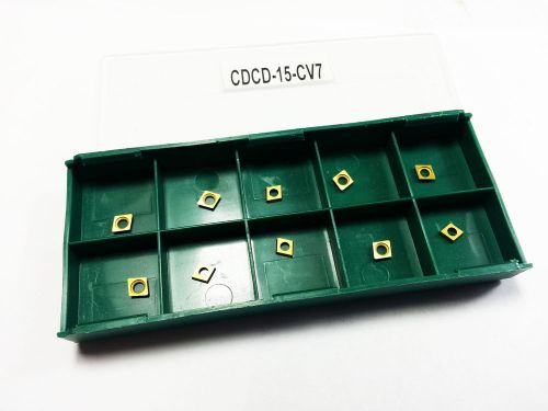 Everede CDCD-15-CV7 Carbide Inserts (10 New Inserts) (O 120)