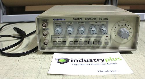 Goldstar FG-8002 Analog Sweep Pulse Function Generator 2 Mhz 0.02 Hz gold star