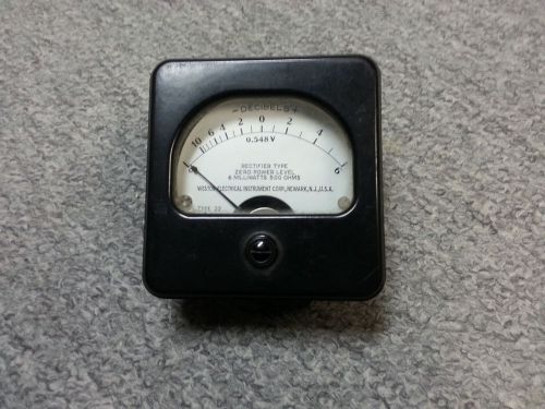 WESTON ELECTRICAL INSTRUMENT CORP DECIBEL METER