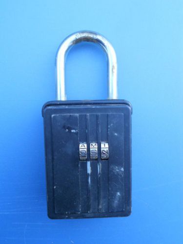 3 Wheel-10 Letter Combination Key Lockbox HUD REO Realtor