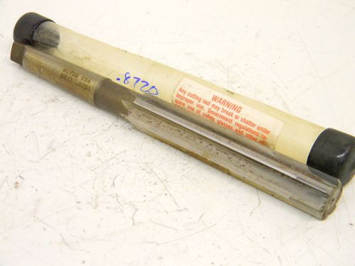 NEW SURPLUS CARBIDE TIPPED TAPER SHANK CHUCKING REAMER .8720&#034; USA #2MT