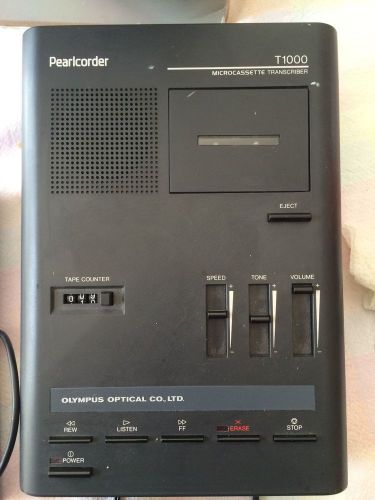 Olympus Pearlcorder T1000 Microcassette Transcriber