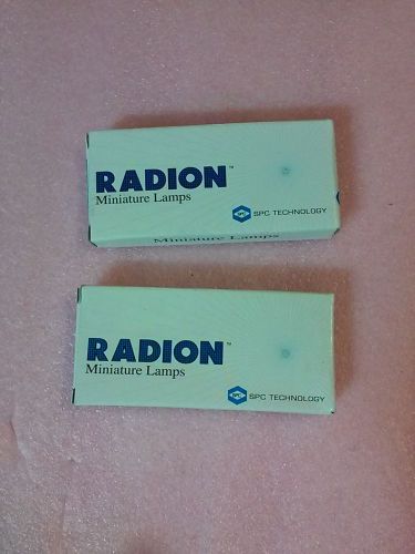 New RADION A1A 1PK 10pcs Miniature Lamps Lot of 2