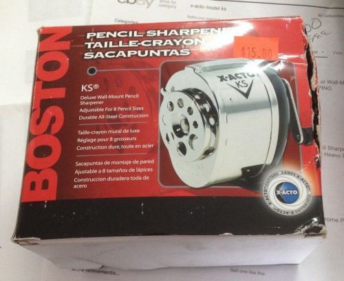 X-Acto Model KS Table- or Wall-Mount Pencil Sharpener (1031), Free Shipping, New