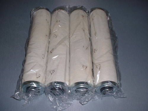 Set(4) filters for busch model 160/250/255 vacuum pump for sale
