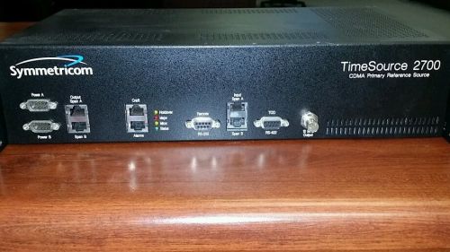 Symmetricom TimeSource 2700 CDMA Primary Reference Source