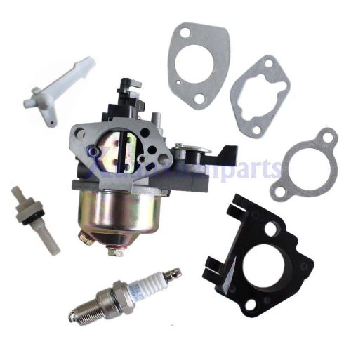 Adjustable carburetor w/gasket insulator fuel filter &amp; line for honda gx390 13hp for sale