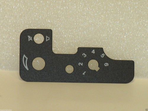 Motorola Escutcheon MT1000 6 Channel Top Label Model 1305676R02