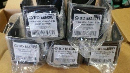 NEW BD Sharps Collector Wall Bracket Only Sharps containers collectors 305970