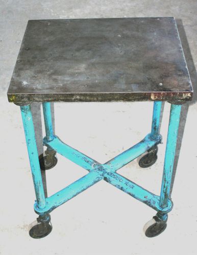 Antique Cast Iron Industrial Factory Cart Steel Urban Mid Century Modern Rustic