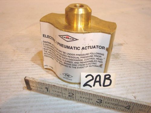 AMEREX ELECTRIC/PNEUMATIC ACTUATOR  P/N 17069