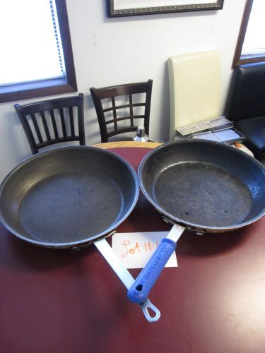 COMMERCIAL COOKWARE - LOT OF 2 - SAUTE PANS - NO RESERVE - NICE