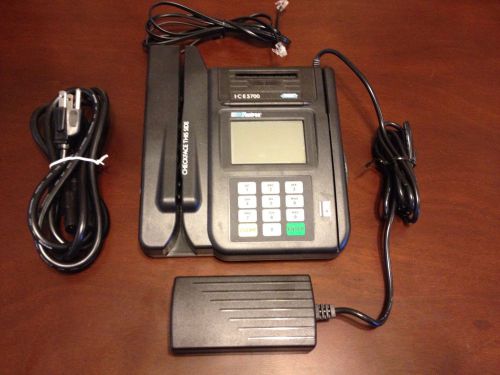 Hypercom ice 5700 plus credit card/check terminal