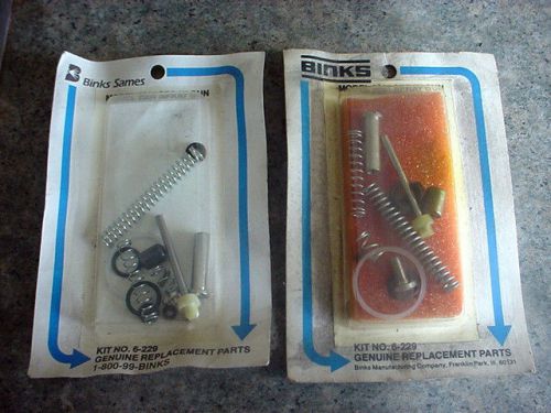 2 binks repair kits part no. 6-229 nos fits model 2001 paint spray gun sprayer for sale