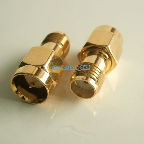 10X SMA female plug center to Quick SMA male no screw Test RF adapter connector