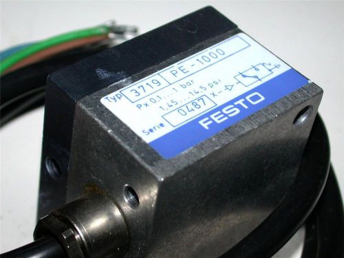 VERY NICE FESTO LOW PRESSURE PE CONVERTER PE-1000 TYPE 3719