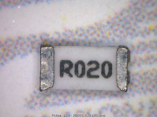 30-pcs resistor irc lrc-lrf-1206-01-r020-f 120601r020 lrclrf120601r020f for sale